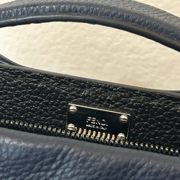 Fendi Monster Peek A Boo Bag in Navy LIKE NEW - Picture 13 of 15